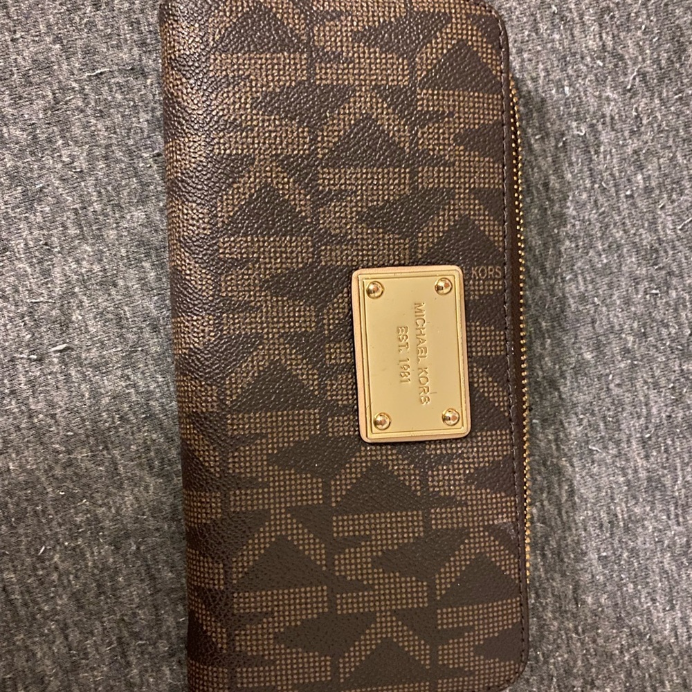 Brown Michael Kors wallet